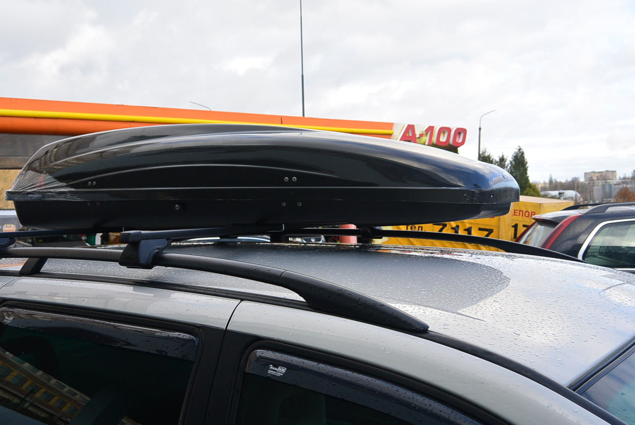 Багажник LUX ДЧ-120 на рейлинги Renault Logan II, универсал, 2014- - фото 6 - id-p131437772
