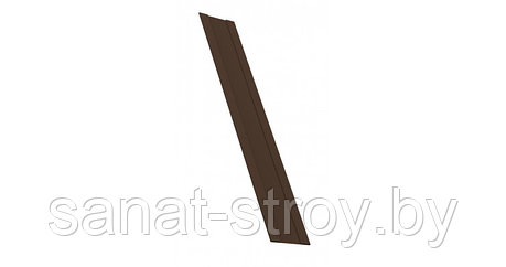 Крепежная планка 0,5 Rooftop Matte RAL 8017 шоколад, фото 2