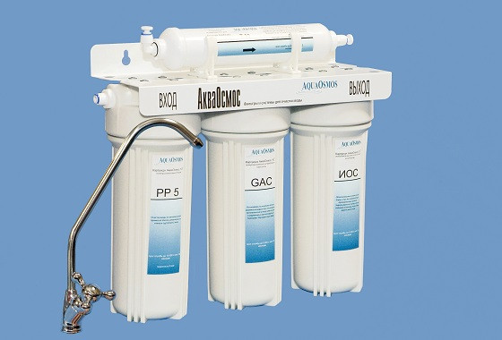 Система для очистки воды АкваОсмос АО-4С - фото 1 - id-p131439408