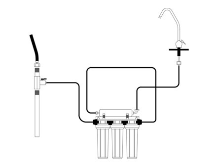 Система для очистки воды АкваОсмос АО-4М - фото 6 - id-p131439561
