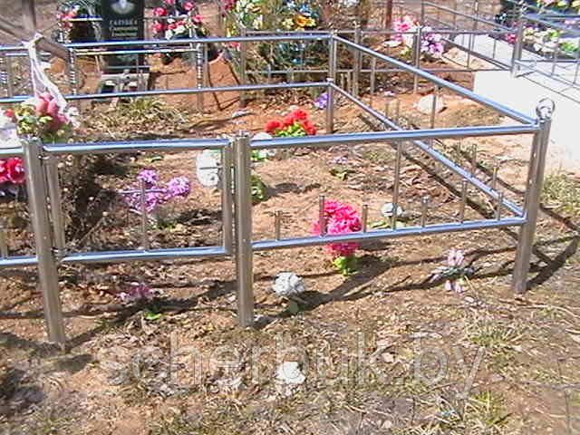 Ограды для могил в минске из нержавейки - фото 8 - id-p2609478