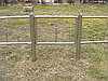 Крест на калитку для ограды из нержавейки, фото 6