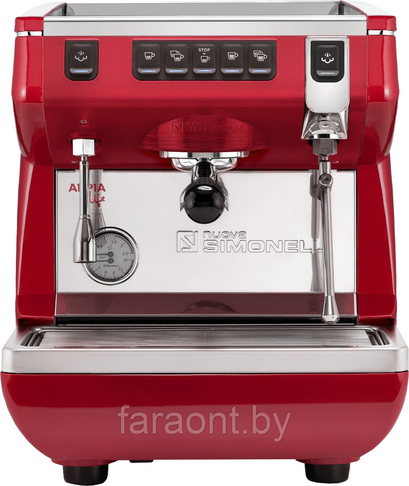 Кофемашина рожковая NUOVA SIMONELLI APPIA LIFE 1GR V 220V высокая группа автомат черная - фото 2 - id-p110337870