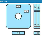 Выключатель SK10-1.621\OB11 схема 0-1, фото 2