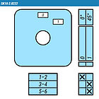 Выключатель SK10-2.8222\BS23 схема 0-1, фото 2