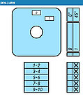 Выключатель SK16-3.8220\OB18 схема 0-1, фото 2