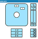Выключатель SK20-2.8211\P23 схема 0-1, фото 2