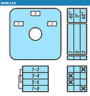 Переключатель SK20G-2.631\P22 схема 1-0-2, фото 2