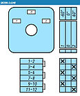 Переключатель SK20G-3.6340\P03 схема 1-0-2, фото 2