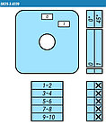 Выключатель SK25-3.8220\OB18 схема 0-1, фото 2