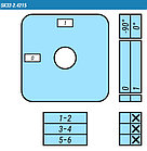 Выключатель SK32-2.4215\OB13 C схема 0-1, фото 2