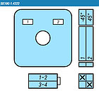 Выключатель SK10G-1.4222\P22 схема 1-2, фото 2