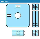 Выключатель SK10-1.4232\P03 схема 1-2, фото 2