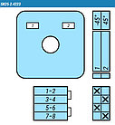 Выключатель SK25-2.4223\P03 схема 1-2, фото 2
