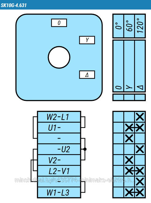 Переключатель SK10G-4.631\P03