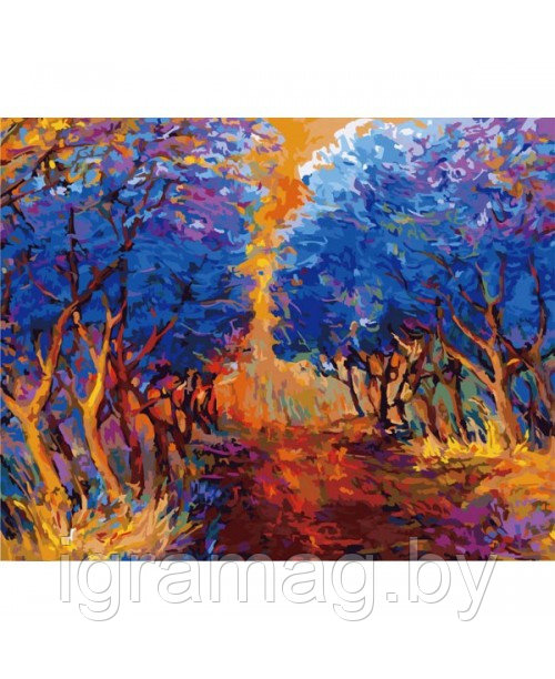 Набор для творчества раскраска по номерам Картина «Осенний лес» - фото 2 - id-p131527313