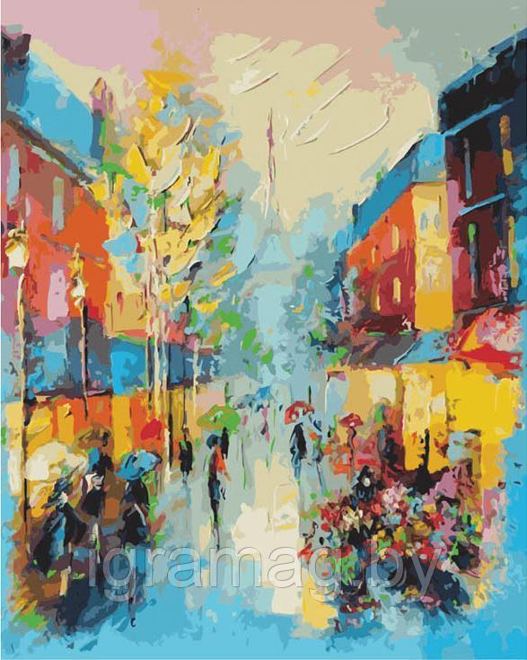 Набор для творчества раскраска по номерам Картина «Улочки Парижа» - фото 2 - id-p131527344