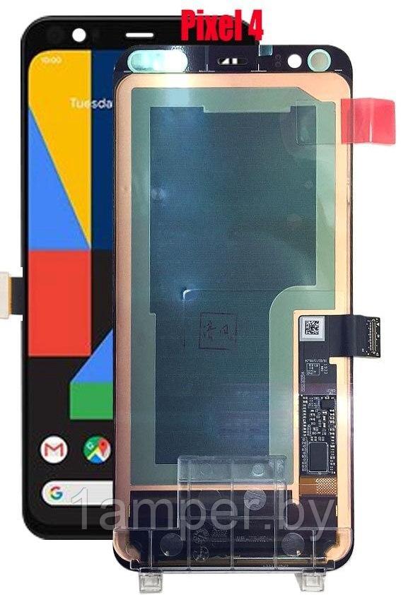 Дисплей Original для HTC Google Pixel 4 В сборе с тачскрином Черный - фото 1 - id-p131527569