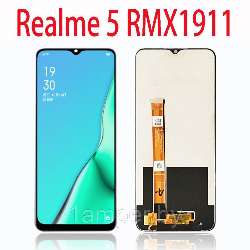 Дисплей Original для Realme 5 Черный