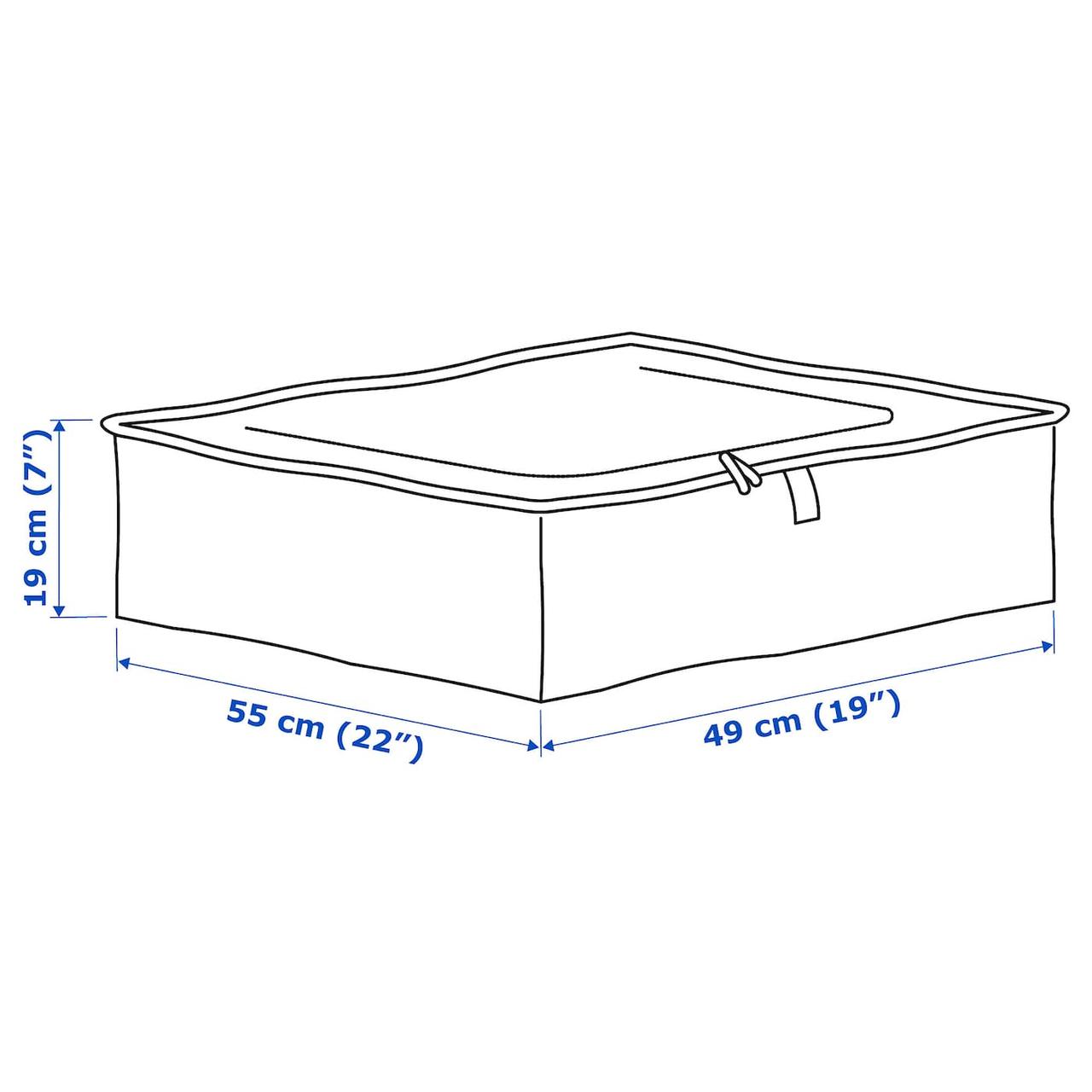 IKEA/ ПЭРКЛА Сумка для хранения55x49x19 см - фото 9 - id-p131527970