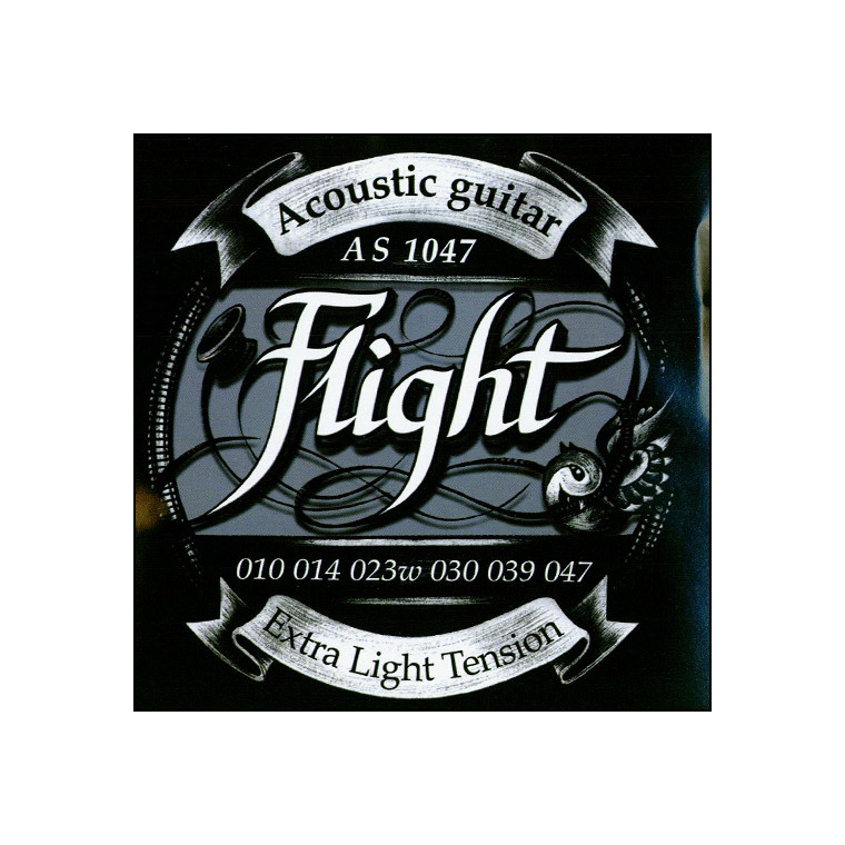 Струны для гитары акустической (комплект) Flight AS-1047 - фото 1 - id-p131528952