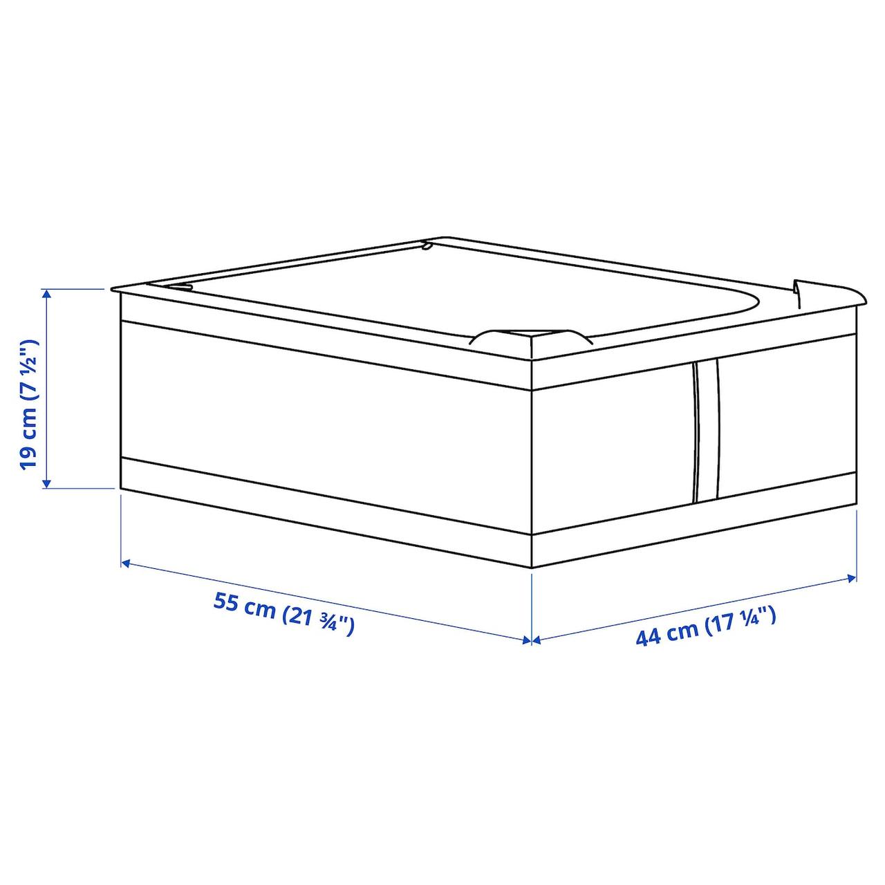 IKEA/ СКУББ Сумка для хранения, белый 44x55x19 см - фото 8 - id-p131528050