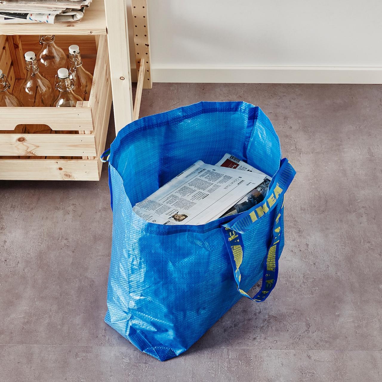 IKEA/ ФРАКТА Сумка, средняя, синий36 л - фото 4 - id-p131528100