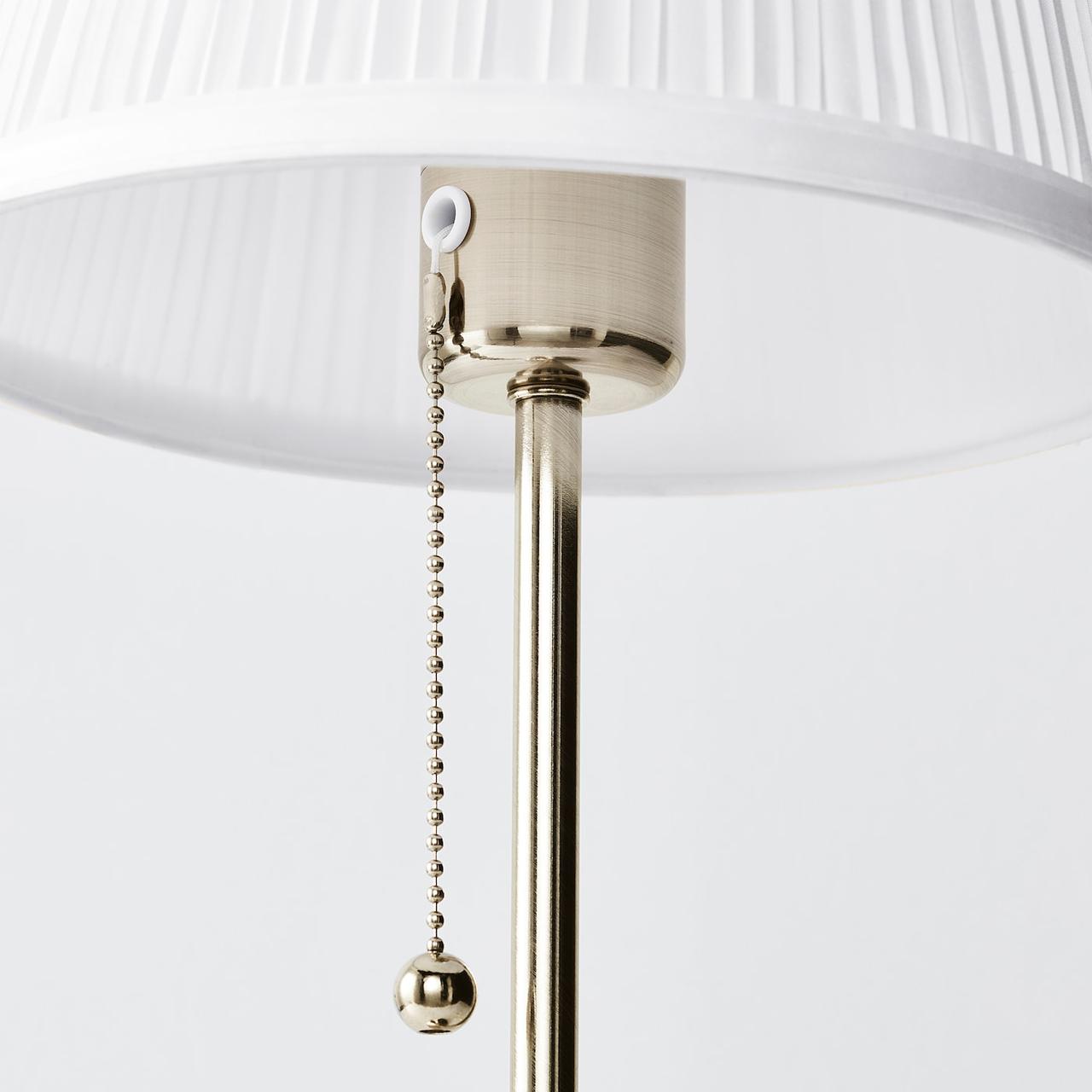 IKEA/ ОРСТИД Лампа настольная, никелированный, белый - фото 6 - id-p131528122