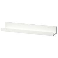 IKEA/  МОССЛЭНДА Полка для картин, белый55 см