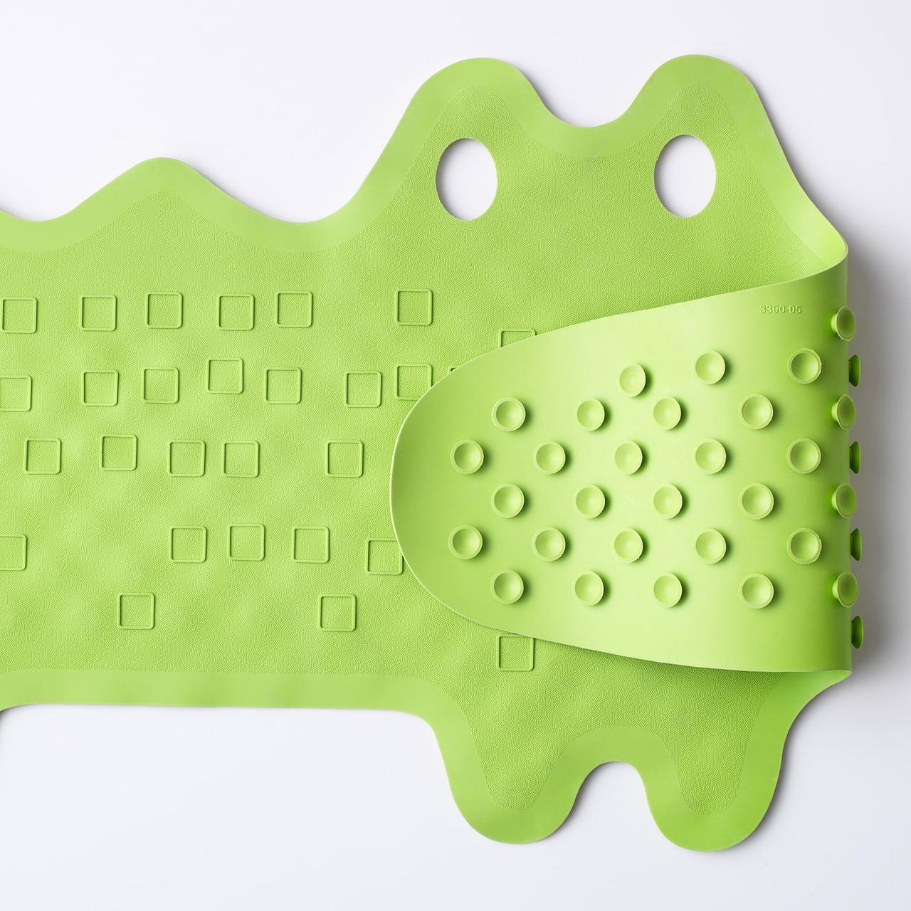 IKEA/ ПАТРУЛЬ Коврик в ванну, крокодил зеленый33x90 см - фото 2 - id-p131528148