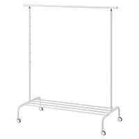 Напольная вешалка IKEA РИГГА белый  Из-за габаритов товар не может быть отправлен почтой