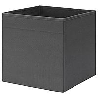 ФЮССЕ Коробка, темно-серый30x30x30 см