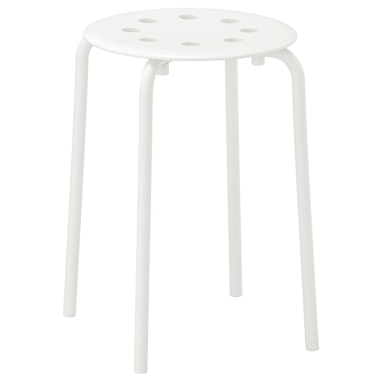 IKEA/ МАРИУС Табурет, белый45 см