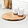Поднос вращающийся IKEA СНУДДА 39 см массив дерева, фото 3
