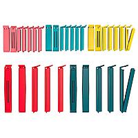 IKEA/ БЕВАРА Зажим для пакетов,30 штук, разные цвета разные цвета, различные размеры разные размеры