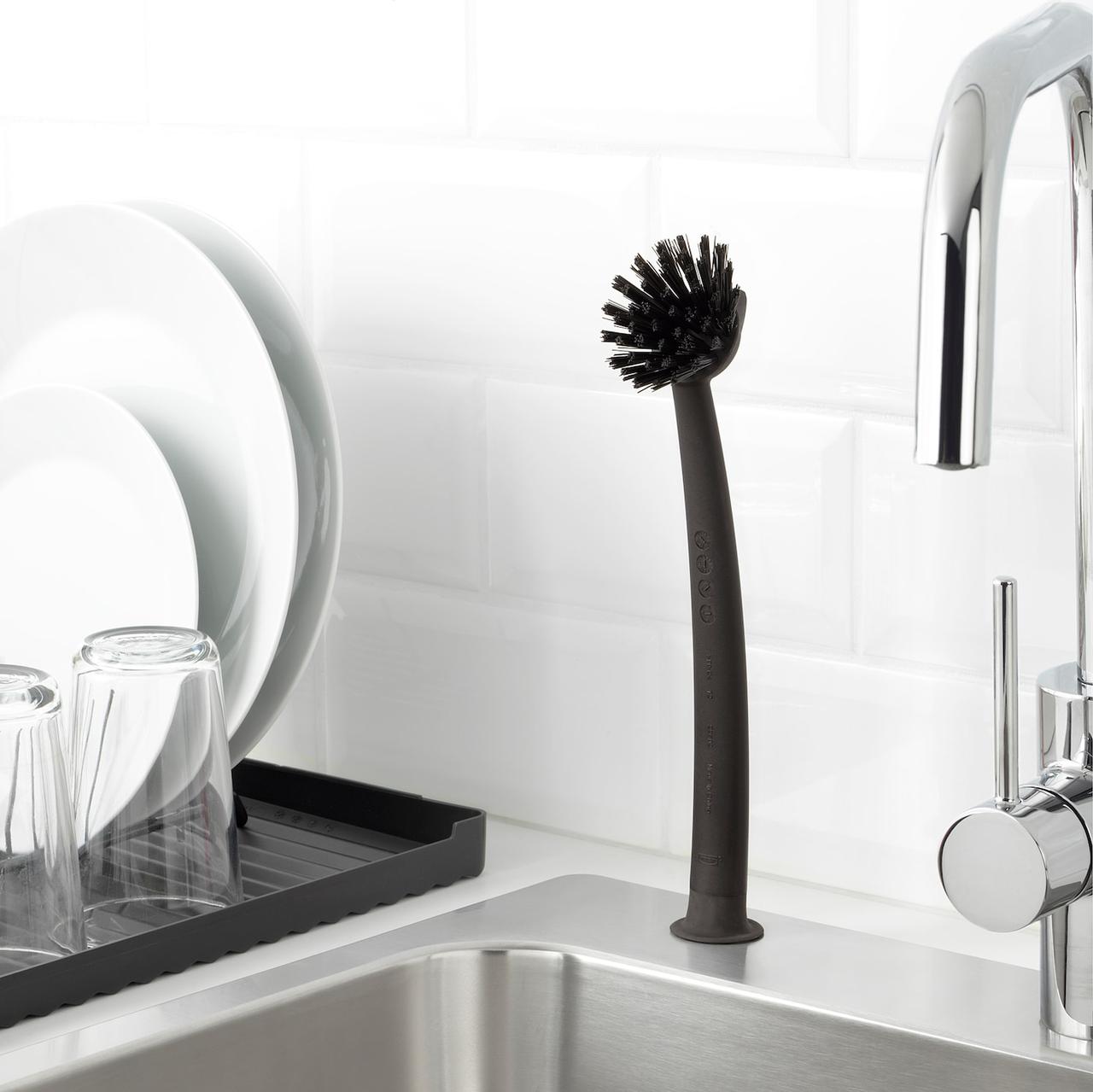 IKEA/ РИННИГ Щетка для мытья посуды, серый - фото 3 - id-p131529705