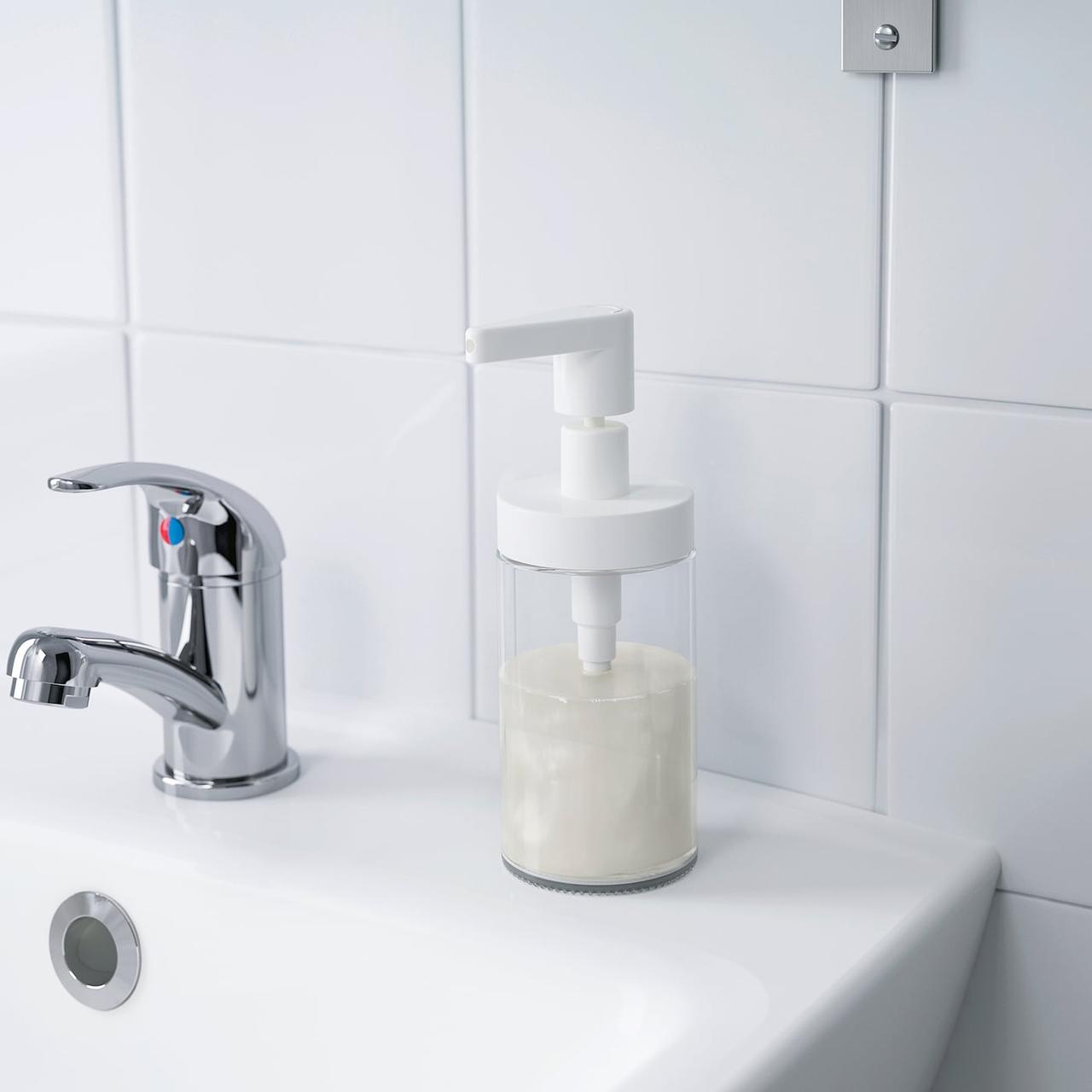 IKEA/ ТАККАН Дозатор для жидкого мыла, белый - фото 3 - id-p131528619
