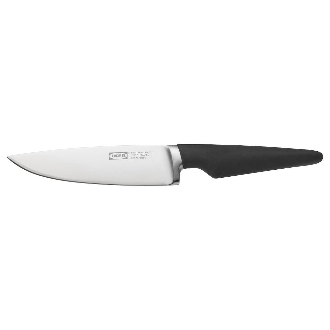 IKEA/ ВЕРДА Нож универсальный, черный14 см, фото 1