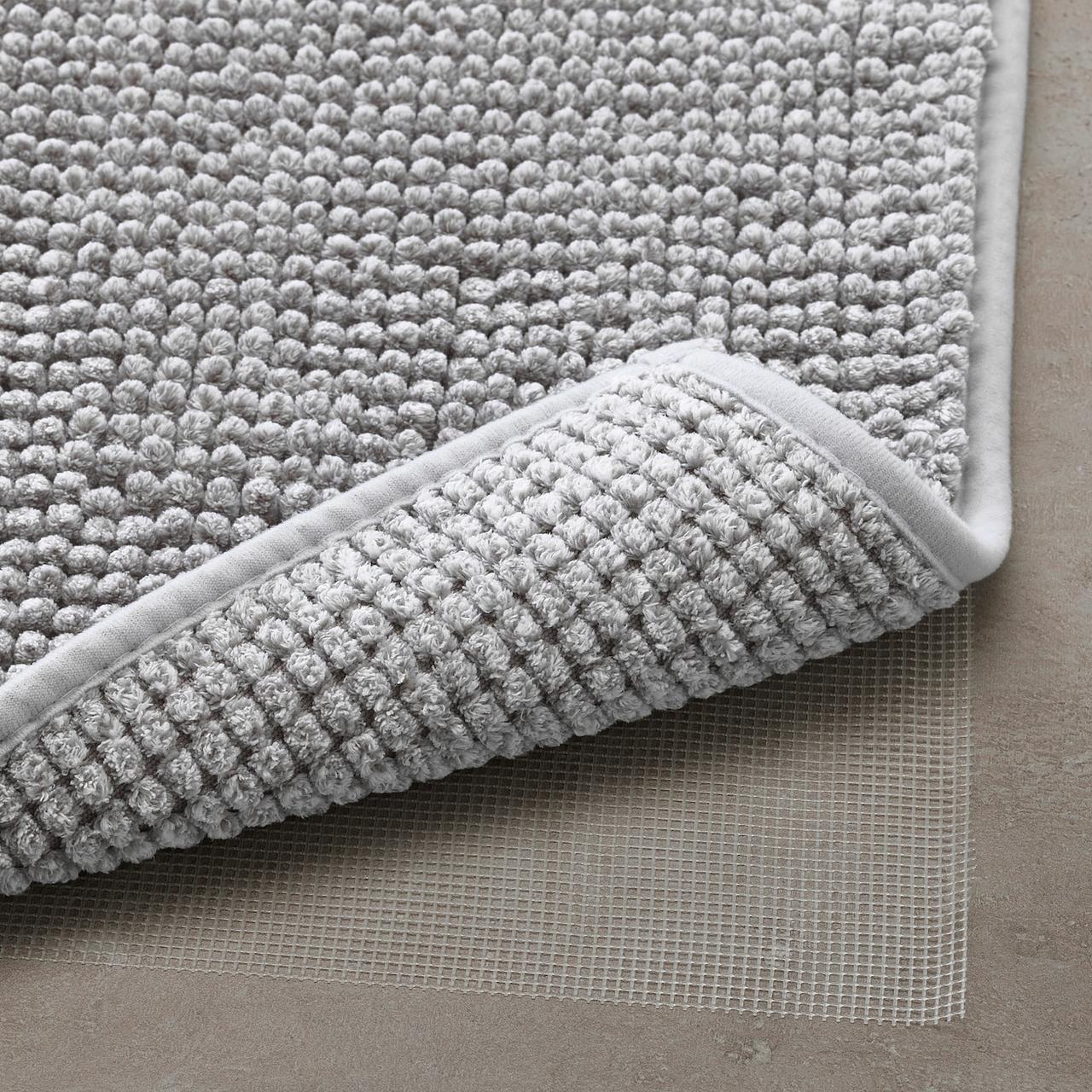 IKEA/ ТОФТБУ Коврик для ванной, серо-белый меланж50x80 см - фото 5 - id-p131528739