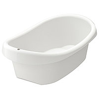 IKEA/ ЛЭТТСАМ Ванночка детская, белый, зеленый