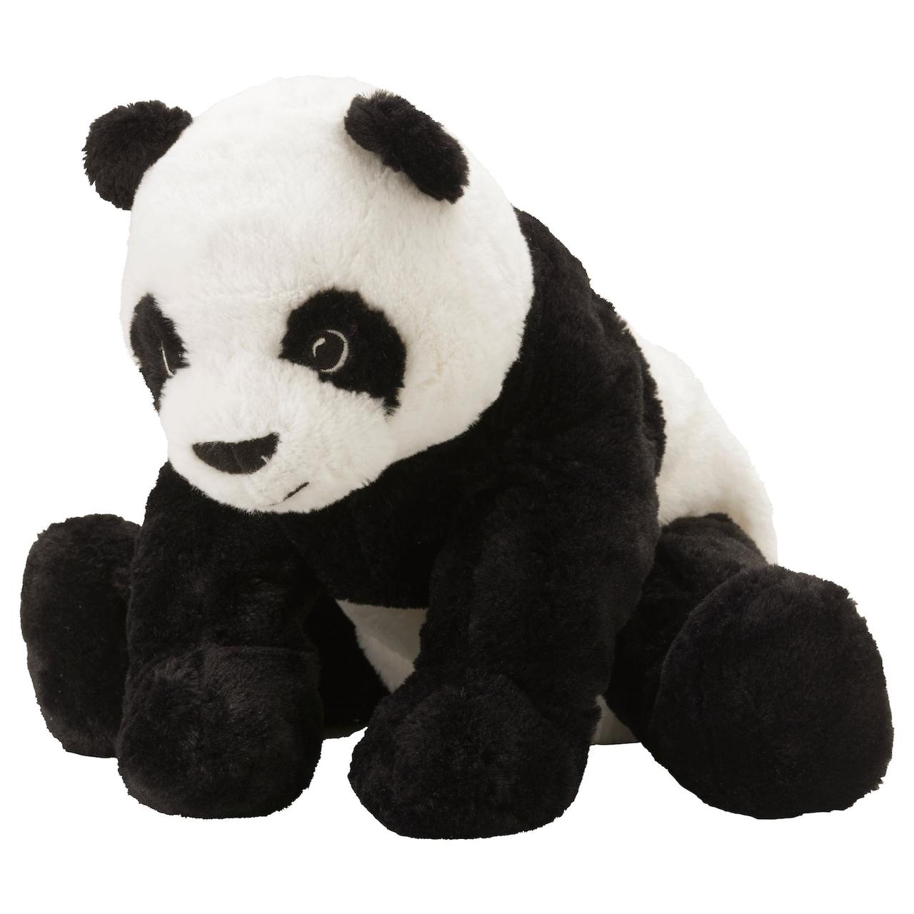 IKEA/ КРАМИГ Мягкая игрушка, панда, белый, черный
