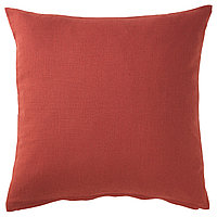IKEA/ ВИГДИС Чехол на подушку, красно-оранжевый 50x50 см