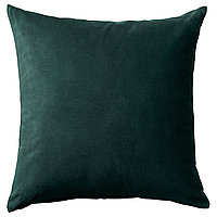 IKEA/ САНЕЛА Чехол на подушку, темно-зеленый50x50 см