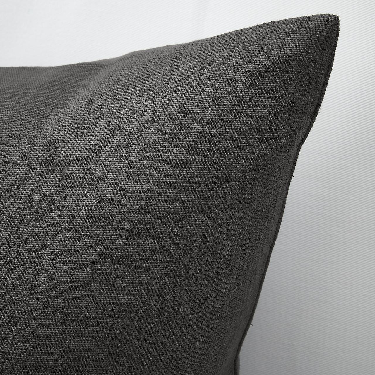 IKEA/ ВИГДИС Чехол на подушку, черно-серый50x50 см - фото 2 - id-p131536893