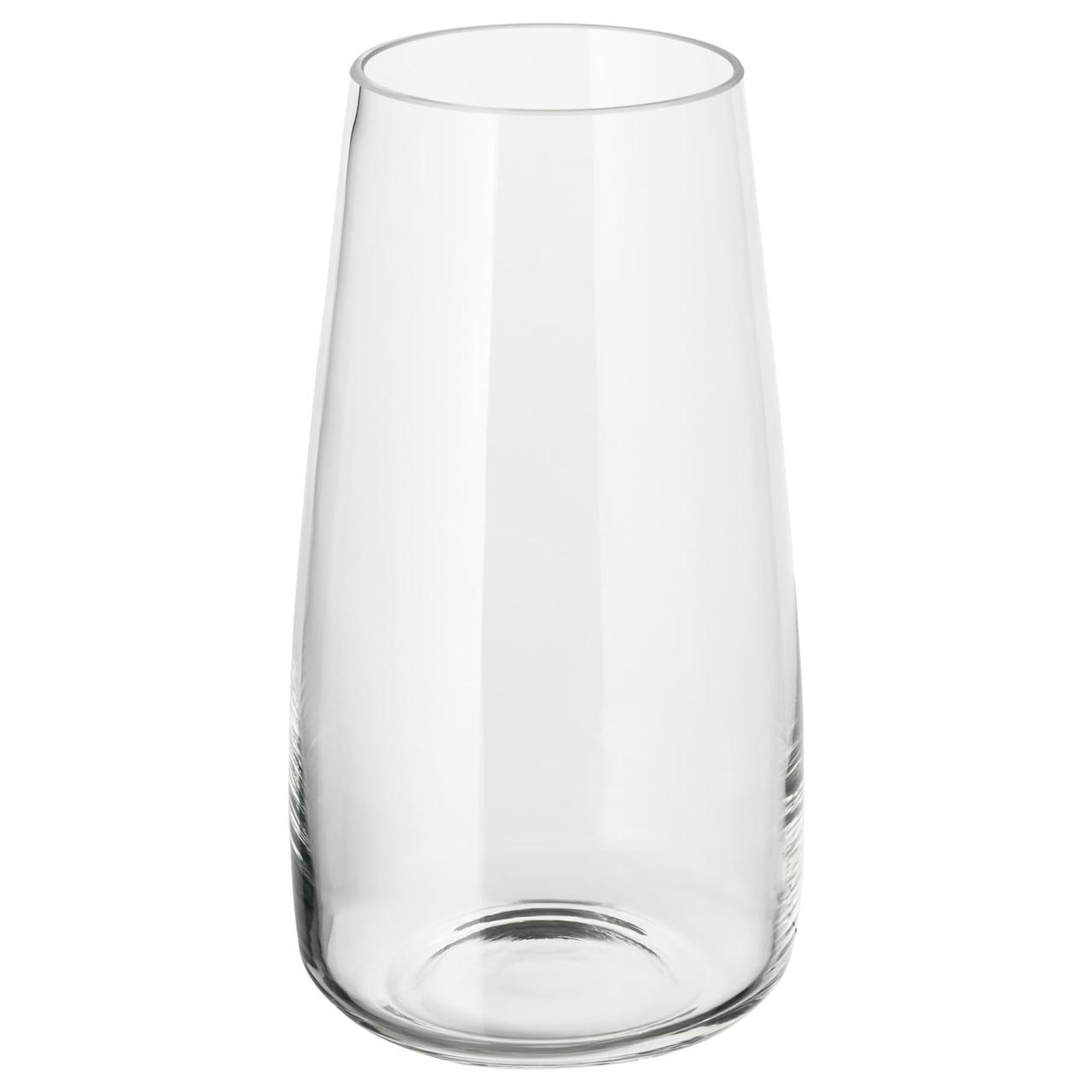 IKEA/ БЕРЭКНА Ваза, прозрачное стекло30 см, фото 1