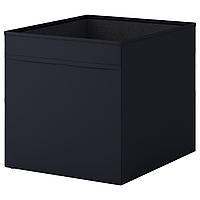 IKEA/ ДРЕНА Коробка, черный33x38x33 см