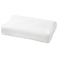 IKEA/ РОЗЕНСКЭРМ Наволочка для эргоном подушки, белый33x50 см