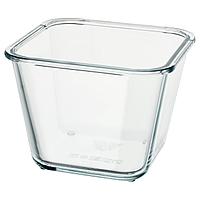 IKEA/ ИКЕА 365+ Контейнер для продуктов, четырехугольной формы, стекло1.2 л