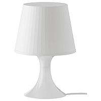 ЛАМПАН Лампа настольная, белый29 см, фото 1