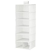 IKEA/ СТУК Модуль для хранения/7 отделений, белый/серый30x30x90 см